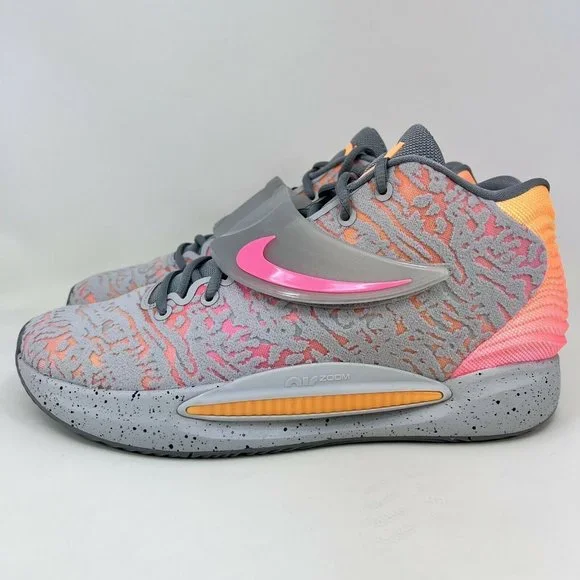 Nike KD 14 Sunset Basketball Shoes CW3935-003 Men’s Size 9.5 - Picture 2 of 8